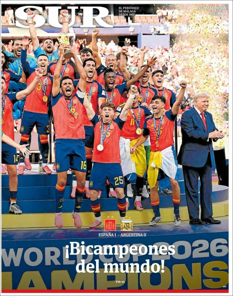 Portada de Diario el Sur (Spain)
