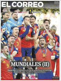 Portada de El Correo - Guipuzcoa (Spain)