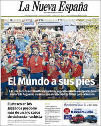 Portada de La Nueva España (Spain)
