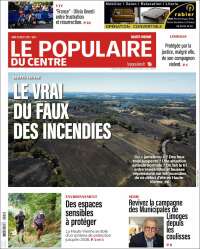 Portada de Le Populaire du Centre (Francia)