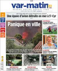 Portada de Var-Matin (France)
