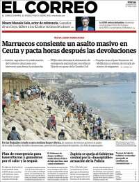 Portada de El Correo (Spain)