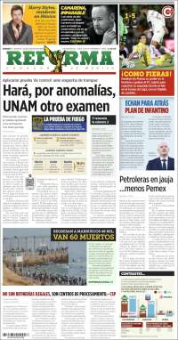 Portada de Reforma (Mexico)