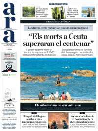 Portada de Ara (Spain)