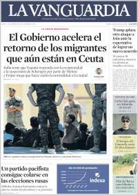 Portada de La Vanguardia (Spain)