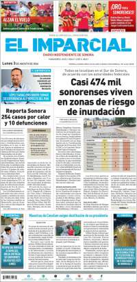 Portada de El Imparcial (México)