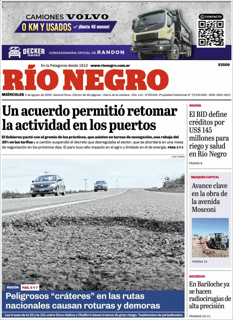 Portada de Rio Negro (Argentina)