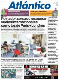 Portada de Atlántico Diario (Spain)