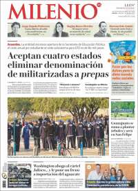 Portada de Milenio de León (Mexico)