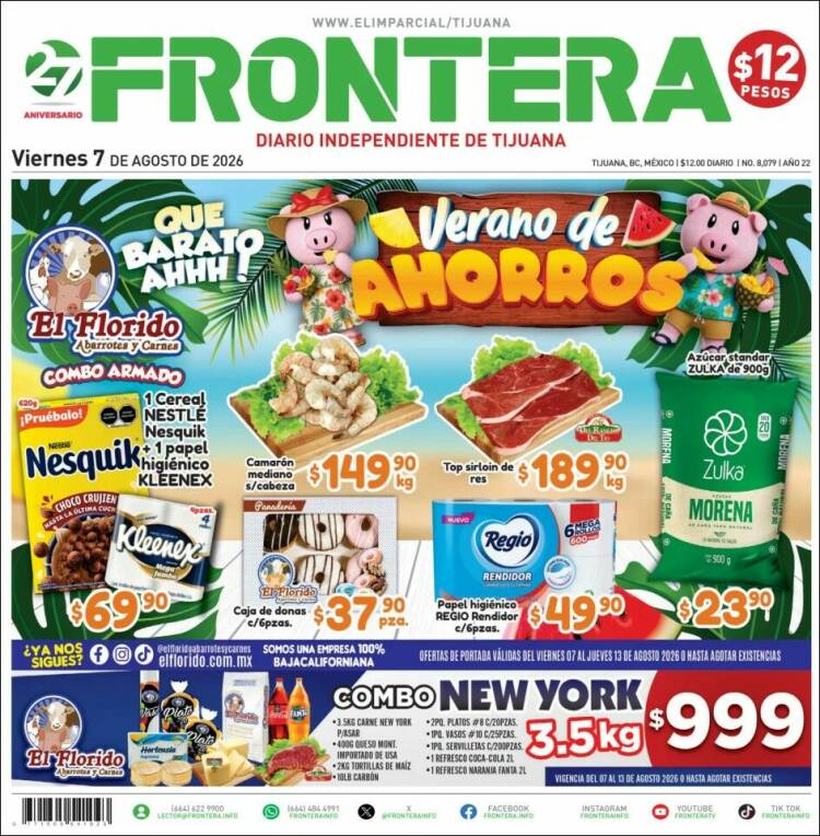 Portada de Frontera (México)