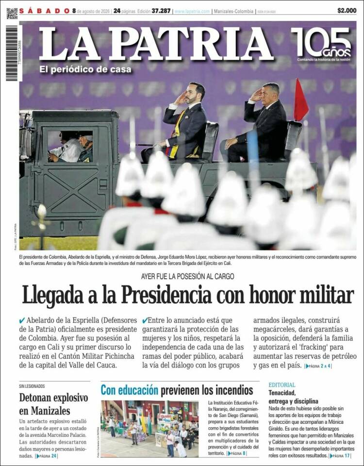 Portada de Co Patria