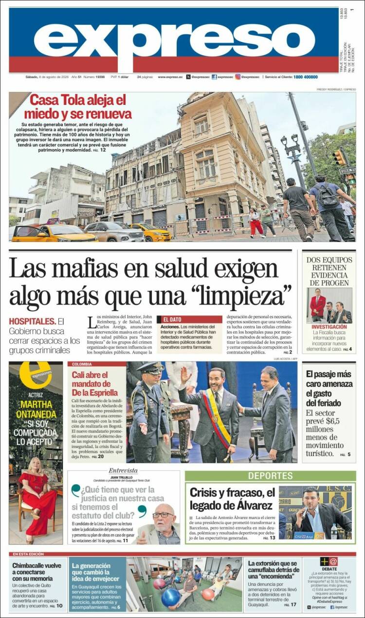 Portada de Ec Expreso
