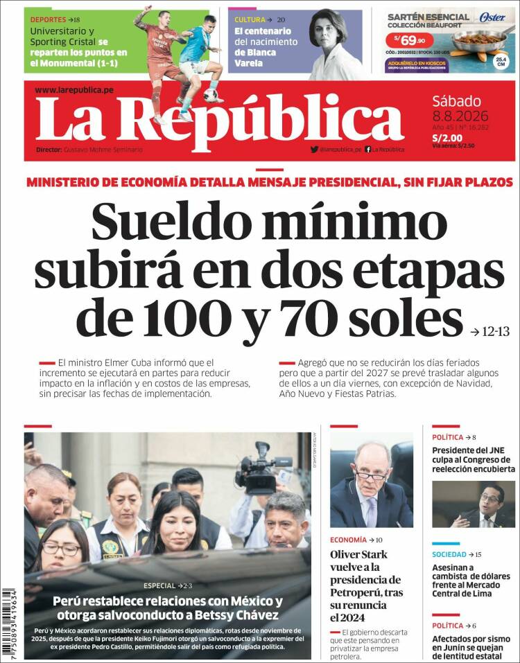 Portada de Pe Republica