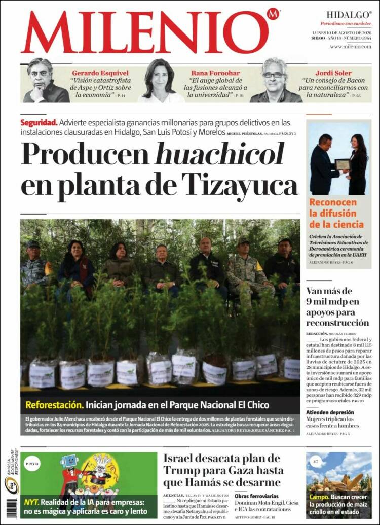 Portada de Milenio de Hidalgo (México)