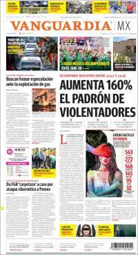Portada de Vanguardia (México)