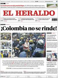 Portada de El Heraldo (Colombia)