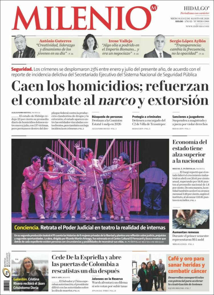Portada de Milenio de Hidalgo (México)