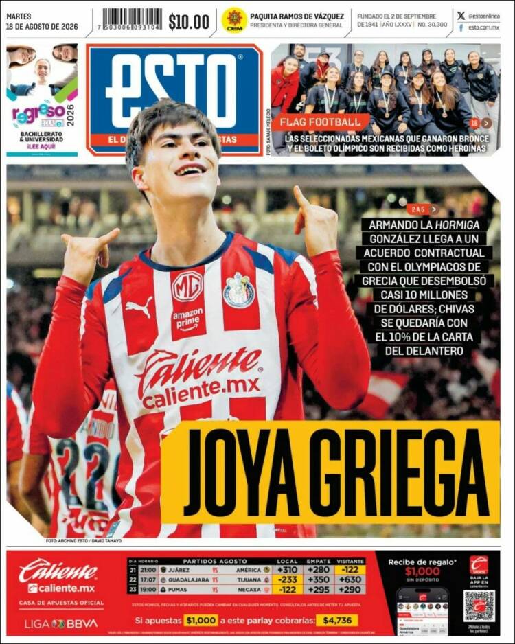 Portada de Esto (México)