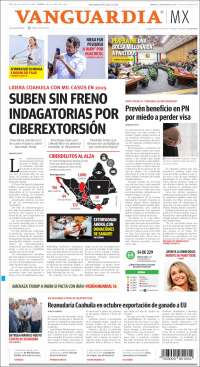 Portada de Vanguardia (México)