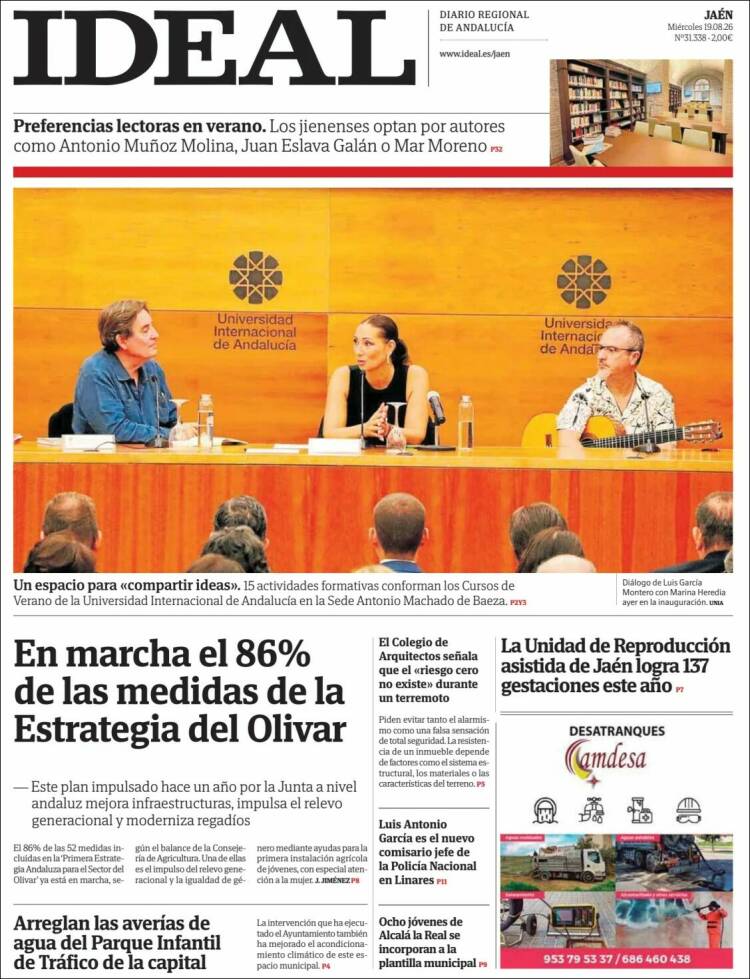 Portada de El Ideal de Jaén (Spain)
