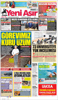 Portada de Yeni Asır (Turkey)