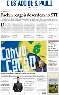 Portada de O Estado de São Paulo (Brasil)