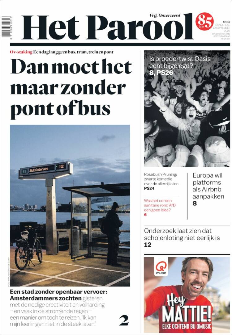 Portada de Het Parool (Netherlands)