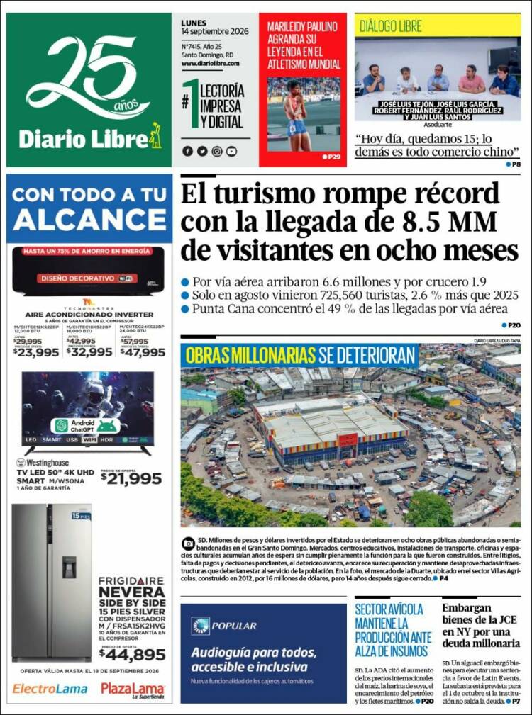 Portada de Diario Libre (Dominican Rep.)