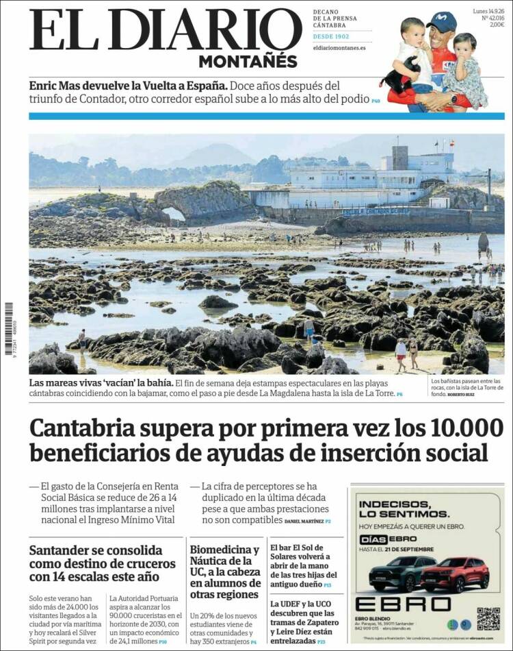 Portada de El Diario Montañés (Spain)
