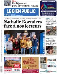 Portada de Le Bien Public (France)
