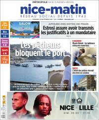 Portada de Nice-Matin (France)