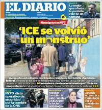 Portada de El Diario NY (USA)