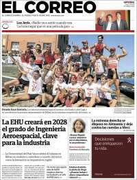 Portada de El Correo - Guipuzcoa (Spain)