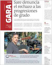 Portada de Gara (Spain)