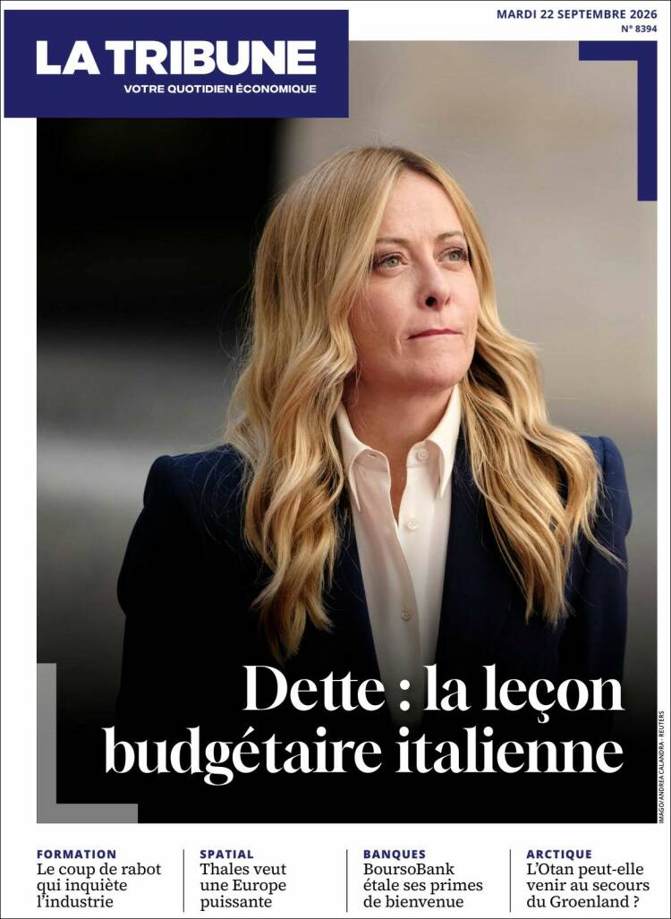 Portada de La Tribune (France)