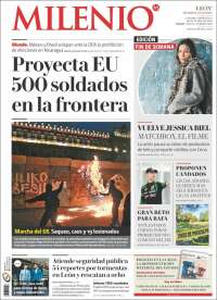 Portada de Milenio de León (México)