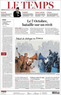 Portada de Le Matin (Switzerland)
