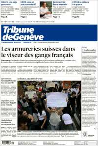 Portada de La Tribune de Genève (Switzerland)