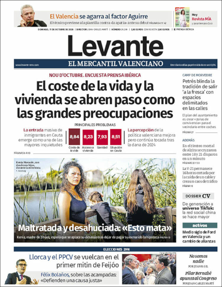 Portada de Levante (España)