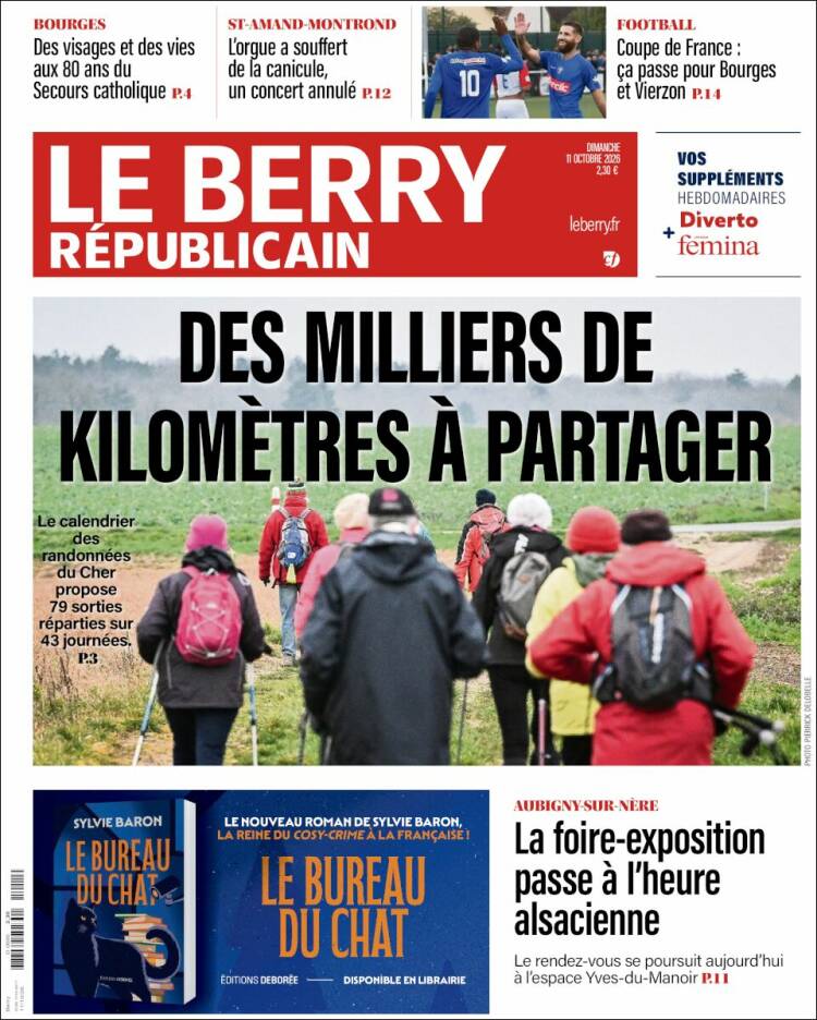 Portada de Berry Republicain (Francia)