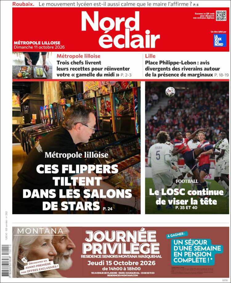Portada de Nord Éclair (Francia)