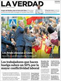 Portada de La Verdad de Cartagena (España)