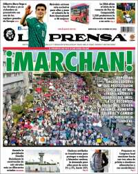 Portada de La Prensa (México)
