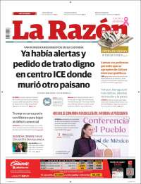 Portada de La Razón (México)