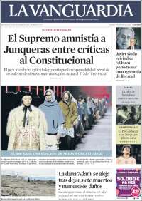 Portada de La Vanguardia (Spain)