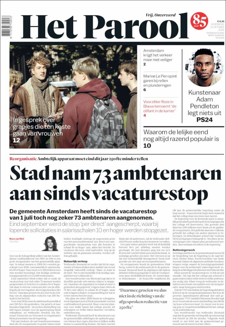 Portada de Het Parool (Netherlands)