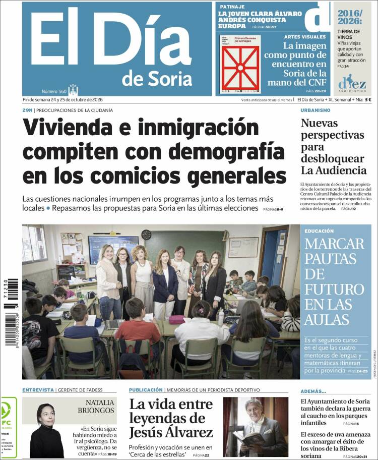 Portada de El Día de Soria (Spain)