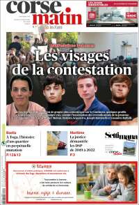 Portada de Corse-Matin (France)