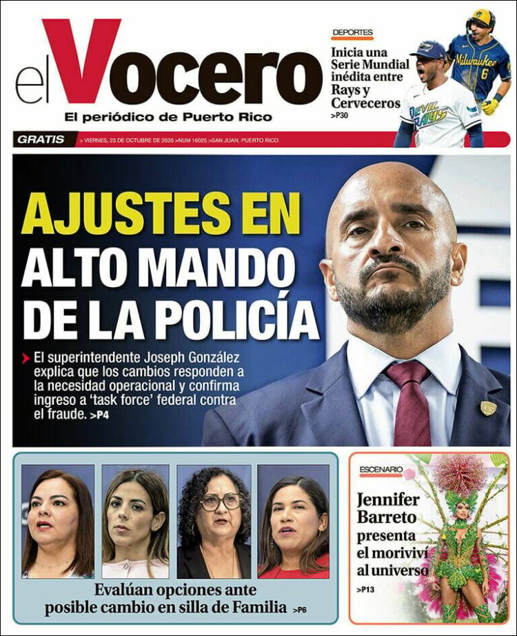 Portada de Vocero (Puerto Rico)
