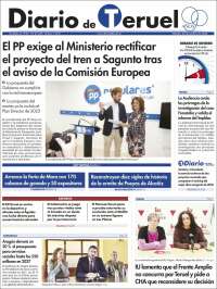 Portada de Diario de Teruel (Spain)